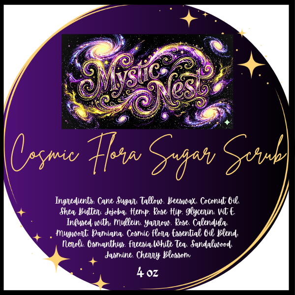 Cosmic Flora Sugar Scrub (4 oz)