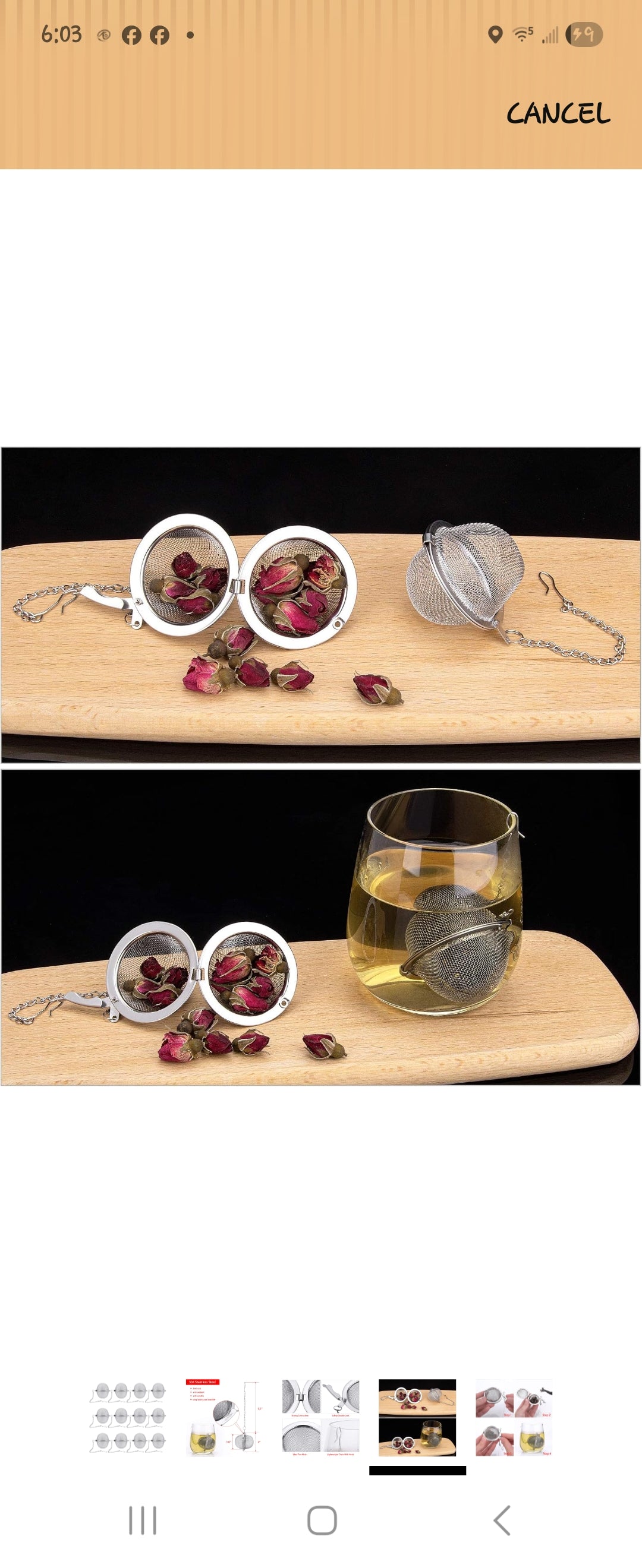 Tea Ball (Stainless Steel)